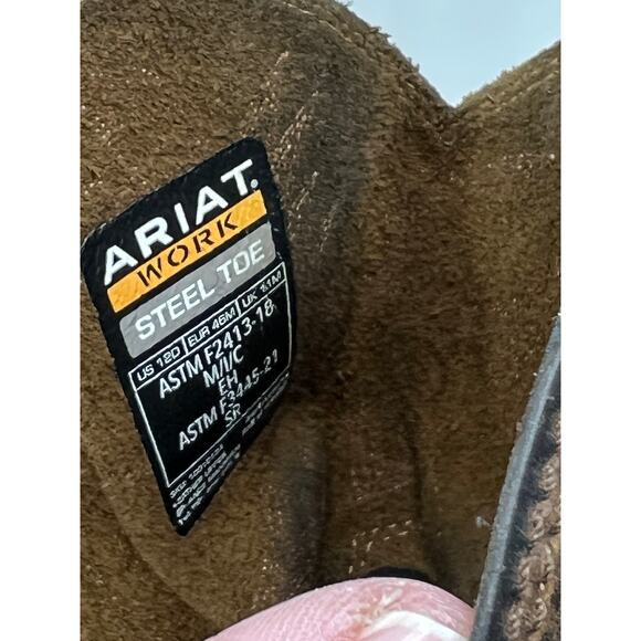 10010134 Ariat Men\'s SIERRA WS/ST Work Boot Mens 12D main image 4